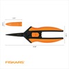 Fiskars 6" Pruning Scissors for Flowers, Buds, Weeds and Small