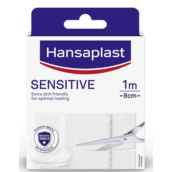 Hansaplast Sensitive 1pc 1m x 8cm