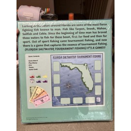 Smiling Heart Toys And Games Florida Saltwater Tournament Fishing Board Game New Sealed 1992 Fisherman