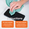 Superio Microfiber Glass Cleaning Cloth, Mirror & Window Miracle Cloth