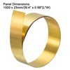TA-VIGOR 1Pcs Brass Sheet Roll, 1000mm x 25mm x 0.4mm