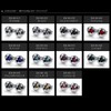 D.A.D Jewelry Number Plate Emblem II Black Diamond (2PCS) SB183-09