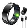 Twievo Smart Ring, Fitness Tracker Ring with Charging Case, IP68