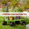 Gorilla Cart Wheels 10" Flat-free Solid Tire and Wheel Replacement