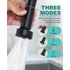 Pull Down Faucet Head Replacement: 3-Function Kitchen Faucet Sprayer Head