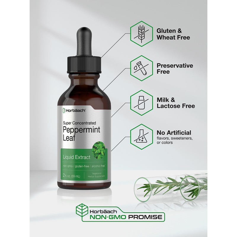 Horb?ach Horb?ach Peppermint Leaf Extract Liquid | 2 Fl Oz