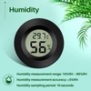 Thlevel 3-Pack Hygrometer Thermometer Digital LCD Monitor Humidity Meter Gauge