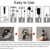 8 Pcs Screw Extractor Set, Broken Pipe Screw Extractor Remover,