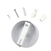 Alppihym Pack of 2 Metal White Canopy Light Pendant Ceiling