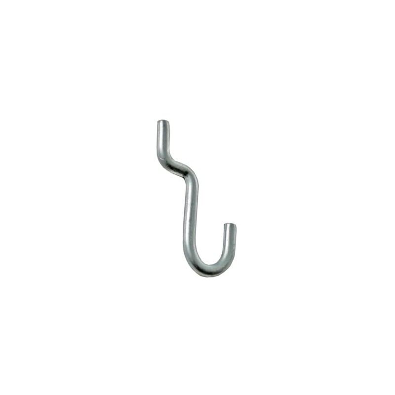 Azar Displays 700022 Metal J-Hook for Pegboard or Slatwall
