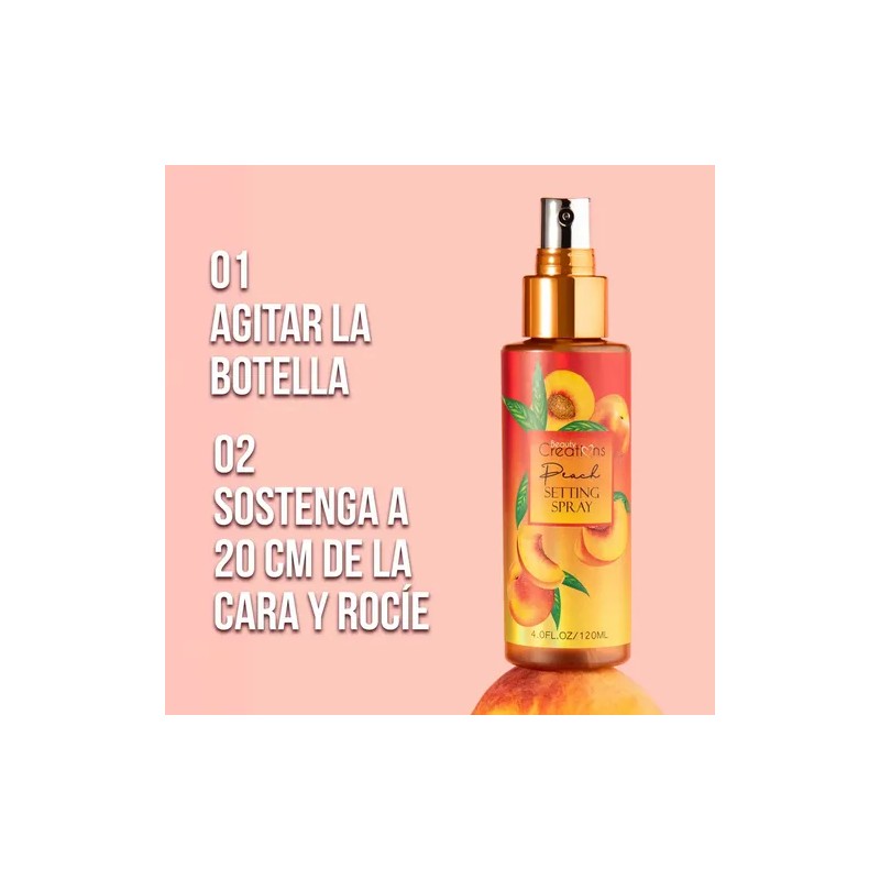 Fijador De Maquillaje Beauty Creations 120ml Aroma Chabacano