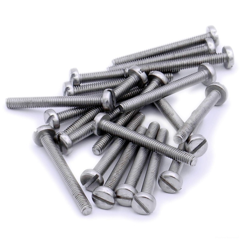 M3 (3mm x 40mm) Slot Pan Machine Screw (Bolt) -