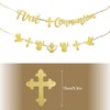 Luckious 2 Pcs First Holy Communion, Confirmation, Christening Decorations -