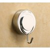 KOMUNJ Pack of 4 Suction Cup Hooks, Stainless Steel Extra