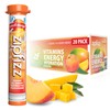 Zipfizz Daily Energy Drink Powder, Peach Mango, 20 Pack |