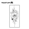 Temporary Tattoo, 2 Sheets Delicate Floral Arm Stickers