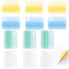 LOHUANIXIX Index Clips, 4 Colors, Set of 12 Memo Clips,