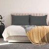 PiccoCasa Zippered Pillowcases, 100% Brushed Microfiber Polyester Pillow Case Cover,
