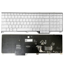 ZAHARA Per-Key RGB Keyboard Backlit IT PK132F11B01 NSK-EYBBC White 17.3" for Dell Alienware Area 51M Area-51M 9th Gen Intel Core i9-9900K i7-9700K Gaming Laptop 07NF7F 7NF7F PK132F11B01 NSK-EYBBC