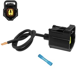 Oil Pressure Sensor Sender Switch Connector Pigtail Wiring harness Compatible with FORD CONTOUR E-150 E-250 E-350 F-350 E150 E250 E350 F150 F250 F350 SUPER DUTY FOCUS FUSION MUSTANG 97-18