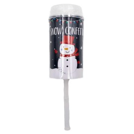 Christmas Time Push Pop Snow Confetti