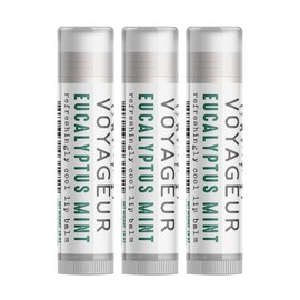 Delight Naturals Voyageur Eucalyptus Mint Lip Balm - Set of Three