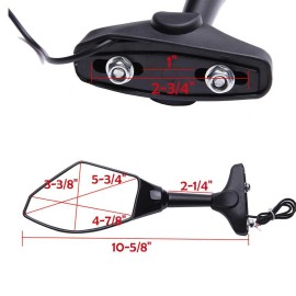 KEEPDSGN For Yamaha YZF600 YZF R6 FZR600 Motorcycle LED Turn Signal Rearview Side Mirrors