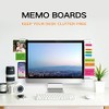 Multifunctional Acrylic Memo Boards Set for Computer