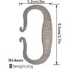 PSKOOK Flint and Steel Single High Carbon Steel Fire Striker