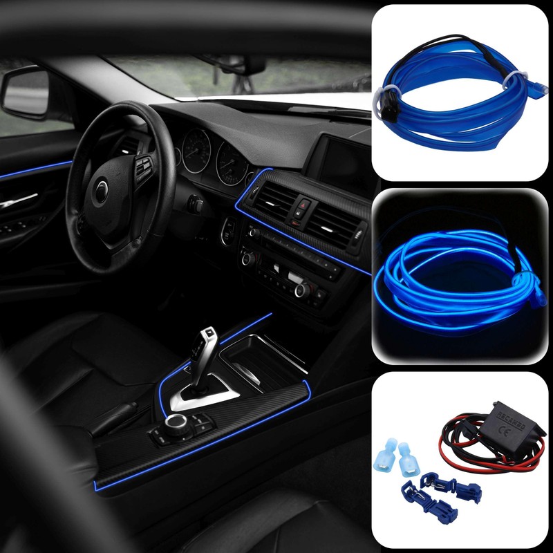 Recambo 2 m EL Wire LED Ambient Lighting, 12 V