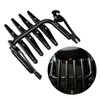 WORLDMOTOP Motorcycle Stealth Luggage Rack Gloss Black Detachable Trunk Rack
