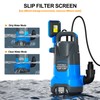 PANRANO 1/3 HP Submersible Sump Pump with Automatic Float for