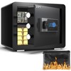 DAYI Biometric Fingerprint Safe Box, 0.8 Cubic Feet Home Safes