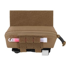 KRYDEX Tactical Small Drop Pouch Mini Dangler Pouch with Hook and Loop Panel (CB)