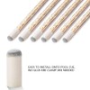 100Pcs Durable Plastic Billiard Replacement Pool Cue Tips Lot Accessory(13MM)