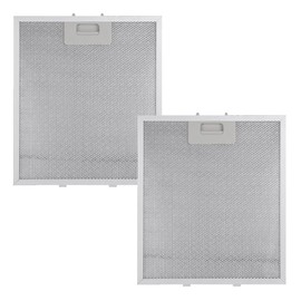 2 cookware cover filters， Extractor Fan Filters，Cooker Hood Filter Set，Universal Kitchen Extractor Fan Filters ， 5-Layer Aluminum Hood Filters (320 x 260 mm) for Effective Ventilation