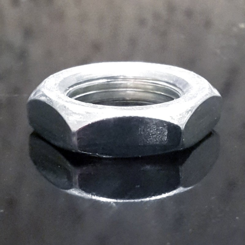 20x Hexagon Nuts M13 x 1 SW17 H.4 mm ISO