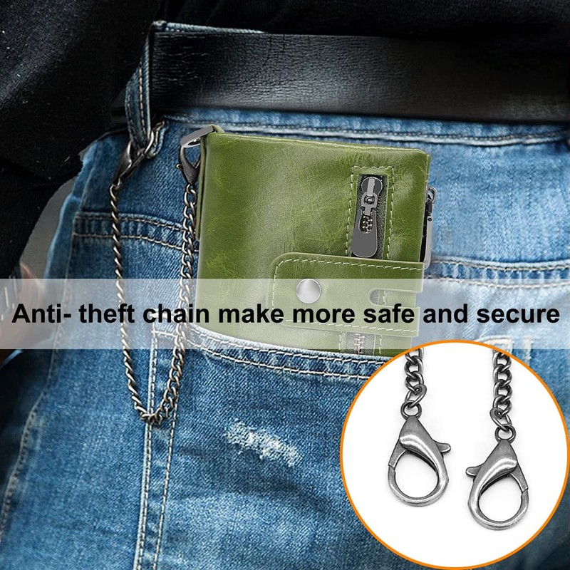 Reetee Women’s purse, small, leather zip, RFID protection, 16 card