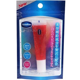 Vaseline Lip Serum, Baby Pink, 0.2 oz (7 g), Lip Balm, 0.2 oz (7 g) (x1)