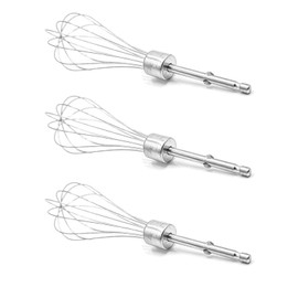 3PCS Hand Mixer Turbo Beaters Parts, Mixer Attachments, Stainless Steel Hand Mixer Replacement Beaters, Egg Whisk Attachment for Hand Mixer, Mixer Replacement Parts Kitchen Accessories