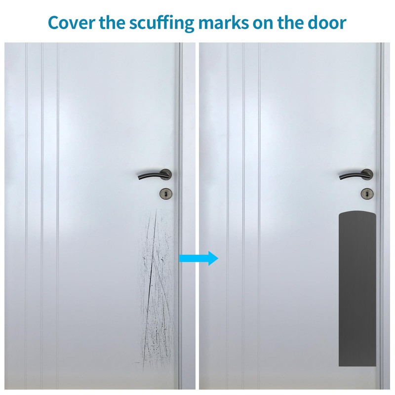 Sanbege 2 Pcs Door Scratch Protection Plate 4" x 16",