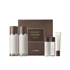 THE SAEM Classic Homme Special 2P Set (Toner 130ml+Emulsion 130ml) - [SET] 2P Set (Toner 130ml+Emulsion 130ml)