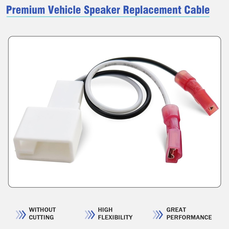 Jayubien 72-8104 Speaker Harness Adapter Compatible with Toyota Camry RAV4