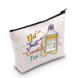 JNIAP Vital AF Dietician Gift Not Just Essential I'm Vital AF Cosmetic Bag Nurse Dietician RD RN Gift (Not Just Essential Bag)