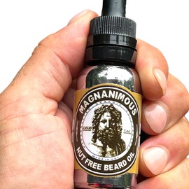 MAGNANIMOUS HYPO-ALLERGENIC NUT-FREE BEARD OIL (1OZ) - "THRACE" SCENT (LEMON, COTTON, LAVENDER, MUGUET, VANILLA, MUSK) - THE BEST HYPO-ALLERGENIC NUT-FREE BEARD OIL ON THE PLANET, ZEUS APPROVED!