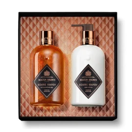 MOLTON BROWN  Bizarre Brandy Gift Set Bath 10 oz Shower Gel & Body Lotion 10 oz