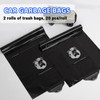 Car Trash Bag,2 Rolls of Garbage Bags (40 Garbage Bags