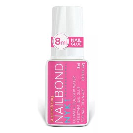 NYK1 Pegamento Nyk1 Super Fuerte Uñas Acrílicas Y Postizas 8 Ml