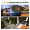 Luovisee Solar Security Cameras Outdoor Wireless,2.4G/5G WiFi Cameras for Home