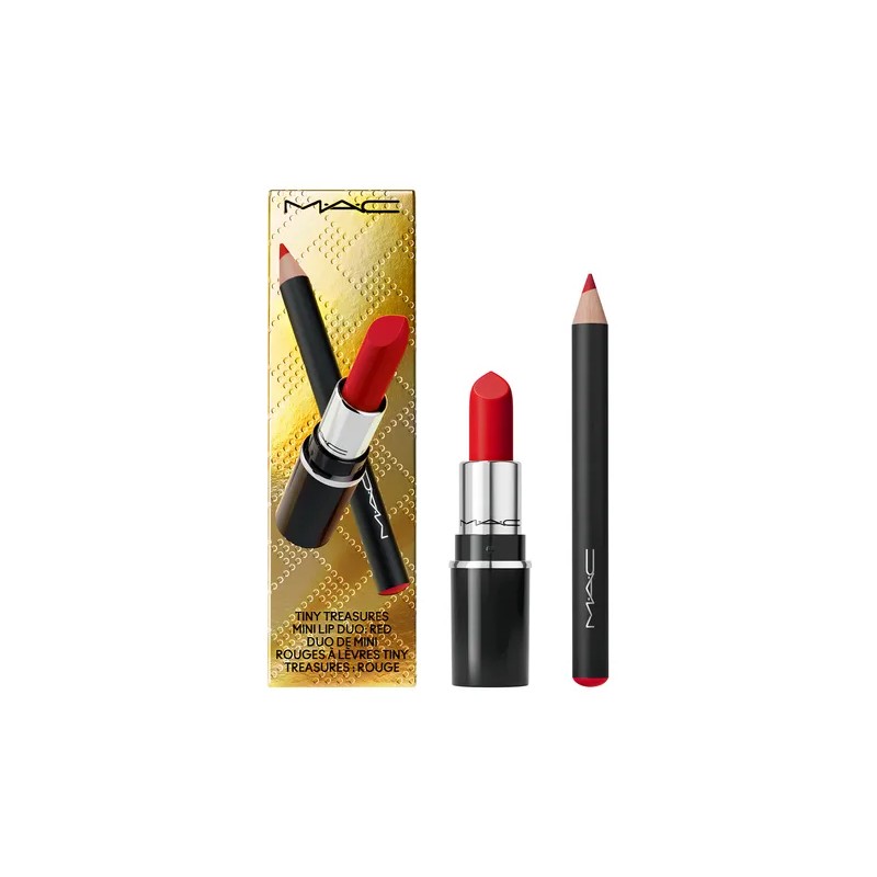 Tiny Treasures Mini Lip Duo Holiday Red